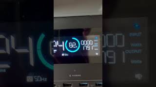 Ecoflow Delta 2 running a microwave at 1800w