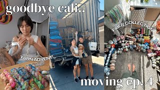 crocheting the advent project, packing up my yarn business | moving ep. 4 🏡