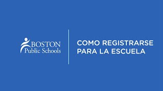 Como registrarse para la escuela