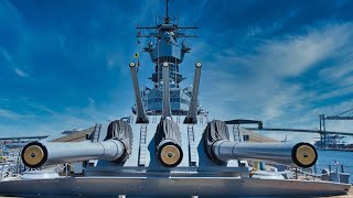 USS Iowa - Los Angeles, California - 4K