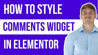 Style post comments with Elementor (Free & No plugin) How to Customize comments skin in Elementor