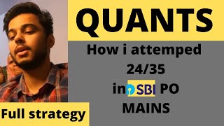 How to Prepare for QUANTS in 2022 ।Score better in MAINS Now! #sbiclerk2022