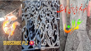 Aluminium sand casting mass factory process for beautiful design @mrhafactory