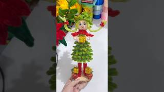 Christmas Tree Doll Tutorial. #fyp #fypシ゚viralシ #foryouシ #christmastreedoll #diychristmastree