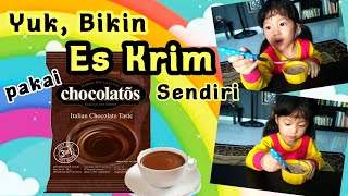 Cara Mengajarkan Anak Membuat Es Krim Chocolatos