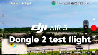 DJI Air 3 + Dongle 2  4G  Test flight Range