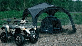 MOTO CAMPING CON LLUVIA! ESTO ES EL SIGUIENTE NIVEL!