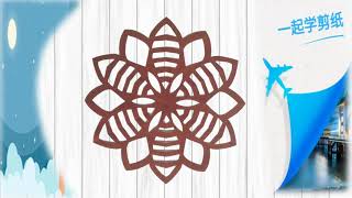 So easy paper cutting: window decoration