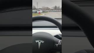 Tesla makes farting noises when turn indicator on 😂￼