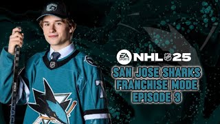 NHL 25 Sharks Franchise Mode Episode 3