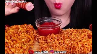 ASMR MUKBANG EATING SATISFYING SOUNDS BEFORE SLEEPING