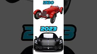 Evolution Of maserati Cars 1933 - 2023