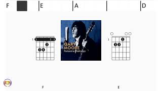 GARY MOORE Parisienne walkways FCN GUITAR CHORDS & LYRICS