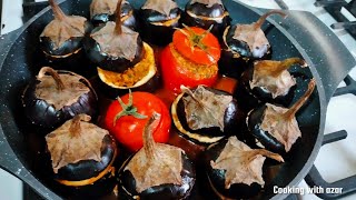 بهترین دلمه بادمجان دنیا/Eggplant  Dolma