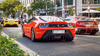 Ferrari Parade, Budapest - 599 GTO, 430 Scuderia, 296 GTB & More!