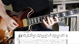 G7 Beginner Jazz Licks with Guitar Tab & Backing Track