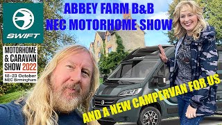 Abbey Farm b and B and NEC 2022 and some campervans, mainly Swift as we bought the Swift Carrera 144