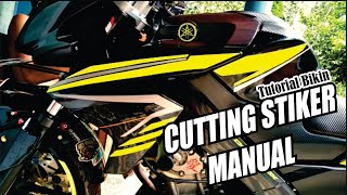 TIPS MODIFIKASI VIXION SIMPLE CUTTING STIKER MANUAL KEREN