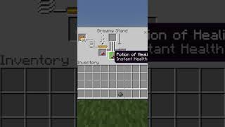 How To Brew Healing Splash Potions In Minecraft #Shorts