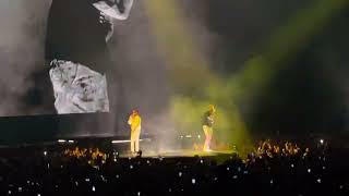 Post Malone, swae Lee, (Rae Sremmurd) Sunflower, live, 25 april, 2023 Stockholm, Sweden