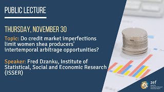 Do credit market imperfections limit women shea producers' intertemporal arbitrage opportunities?