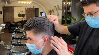 TUTORIAL TAGLIO UOMO-MEN HAIRCUT  BEFORE & AFTER