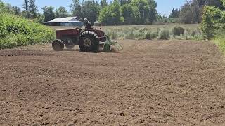 Plowing my garden spot.  Tomorrow, I finally get to start planting my very 1st garden ever.