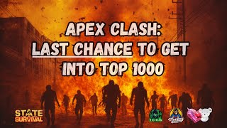 STATE OF SURVIVAL: Apex Clash - Last chance to Advance