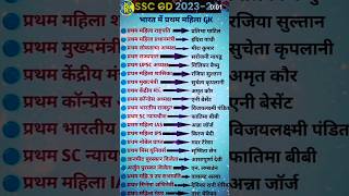 Bharat main pratham mahila  kun thi || #ssc#gd #shorts #ytshorts#gkquestion#viral #short#gksamany