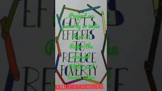 project on poverty in india class 12#shorts#skillsandbasicsideas#projects#subscribe#cbse#like#watch