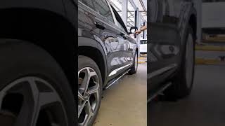 The test video of electric side step for Geely Null