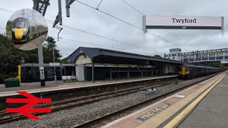 Trains at Twyford 22/08/2024 GWML