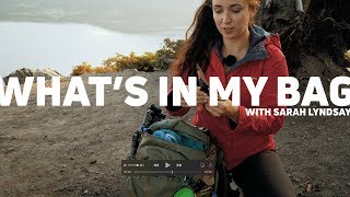 What's In My Bag / Sarah Lyndsay / Shimoda Action X 30 Mirrorless & DSLR Camera Bag