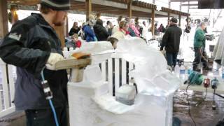 Ice Carving Week at the Bronx Zoo 2013