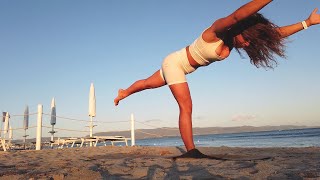 Yoga practice - burn till the sunset (2nd class)