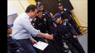 Reconoce Adrián de la Garza a niños “Agentes de Paz”