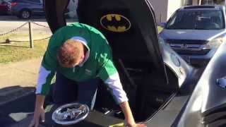 Getting in the Bat Mobile