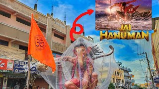 HANUMAN AVATAR ✴️  GANESH AAGMAN 2024 | Gayathri nagar ka raja | Swastik youth | Mumbai ganesh 2024