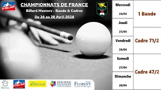 Championnat de France Masters - Cadre 47/2 - Billard 1 - Double KO