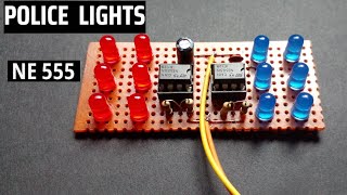 NE555 Based police light | LED circuits | product tech