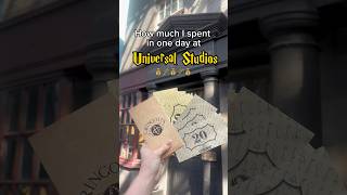 How much I spent in a day at UNIVERSAL STUDIOS ⚡️💰 #UniveralStudios #ThemePark #harrypotterworld