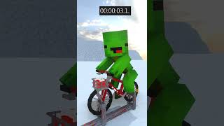 Pedalling the Fastest Challenge- Baby zombie minecraft animations