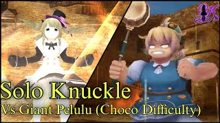 [Toram Online] - Solo Knuckle Vs Giant Pelulu (Choco Difficulty)