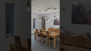 luminaires de la salle à manger #travaux #luminaire #lightroom #ledlights #diningroom #électricité