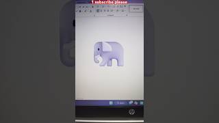 🐘Elephant in ms word||ms word animal symbol code@CEBYYK #msword #tipsandtricks #viralshorts2024.