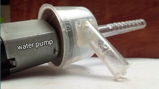 How to make mini water pump || homemade water pump