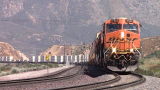 TONS of trains in Cajon Pass! 7/5/20