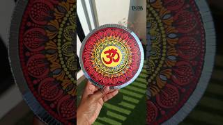 Beautiful OM Dot Mandala painting🎨  #ytshorts #om #trending #art