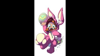 Mallory Bash Easter Postcard (Pt. IV - Character Lighting) - Speed Paint