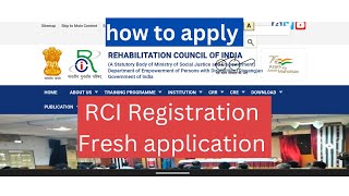 RCI Registration process 2024 |CRR| How to Fill RCI Fresh application registration in 2024 Audiology